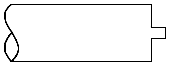 Schéma de l'attachement cylindrique avec tenon DIN 1809